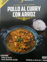 Pollo al curry con arroz