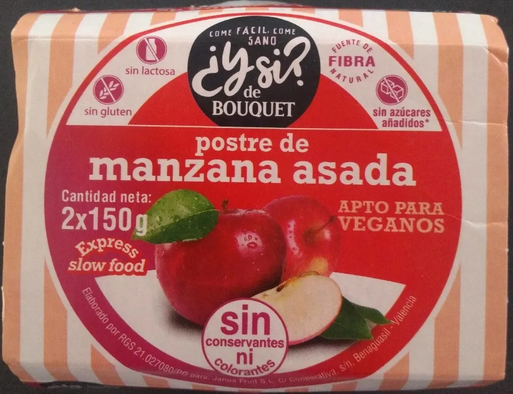Postre de Manzana Asada