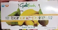Purée de fruit banane-poire