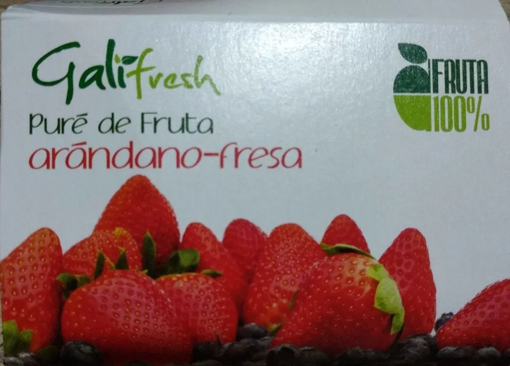 Puré de arándano fresa