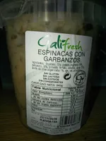 SOPA DE ESPINACA CON GARBANZOS