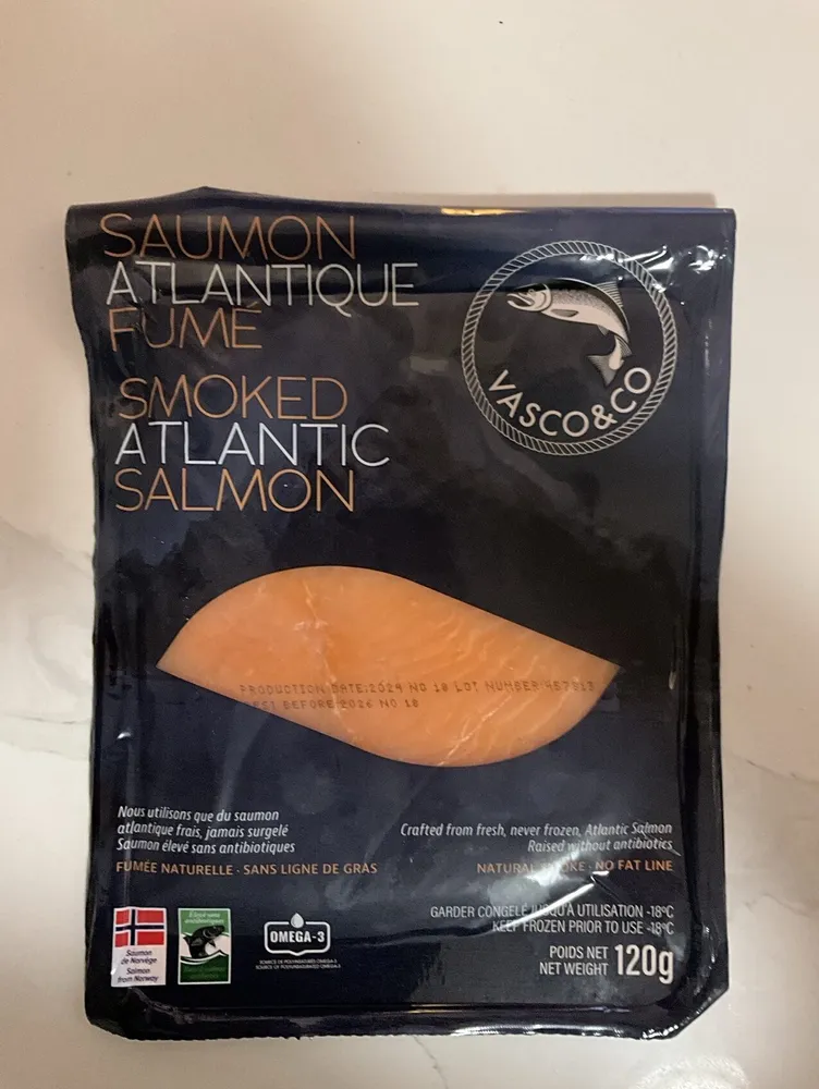 Saumon atlantique fumé
