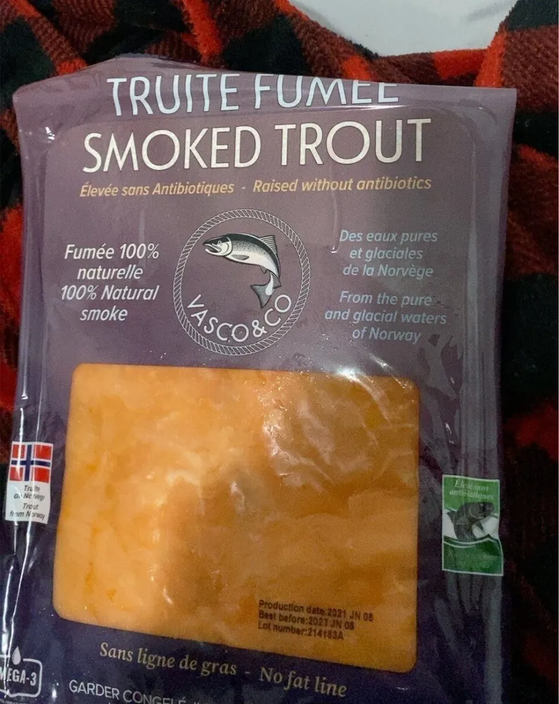Smoked trout