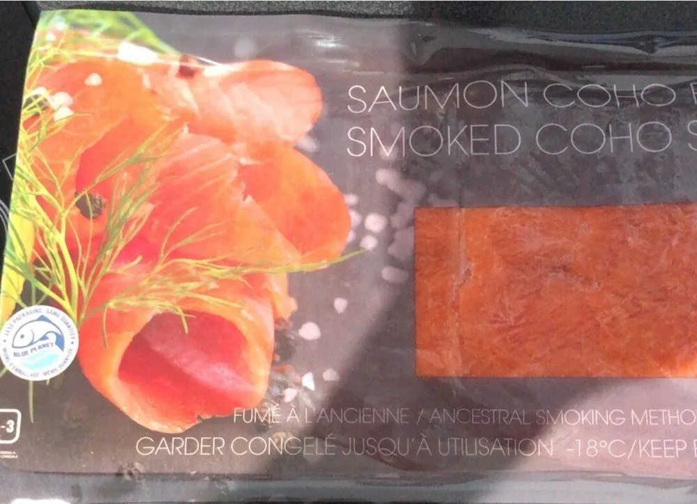 Saumon coho fumé