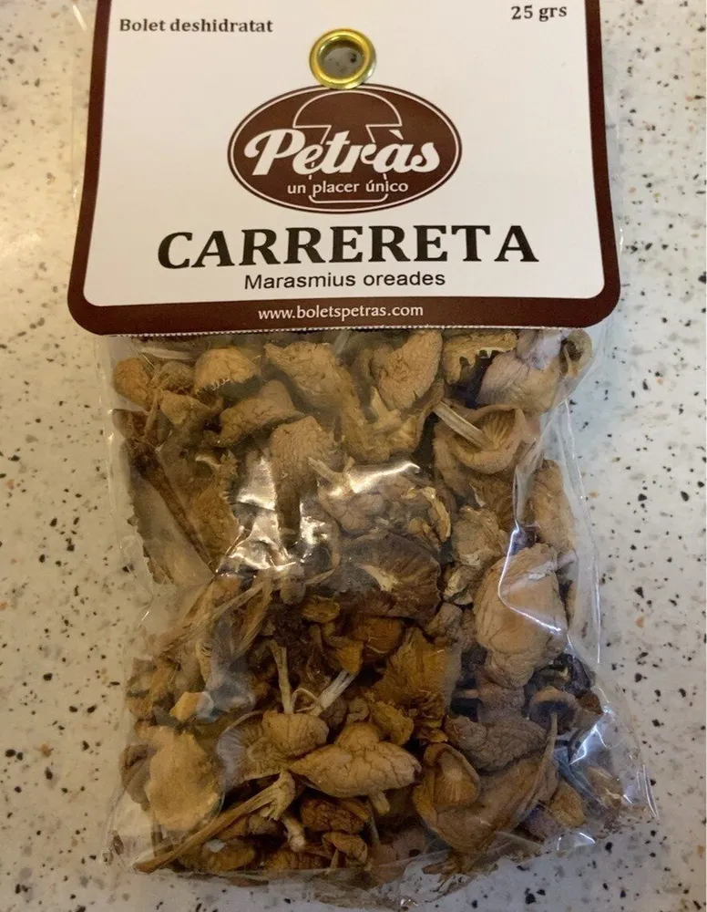 Setas deshidratadas