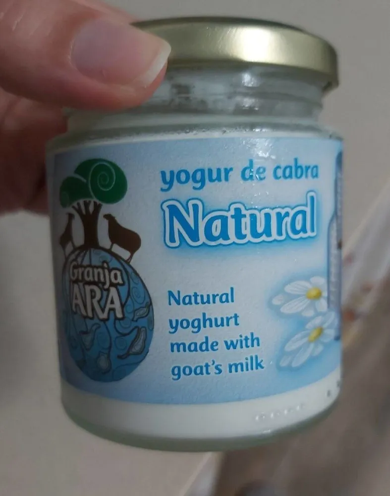 Yogur cabra natural