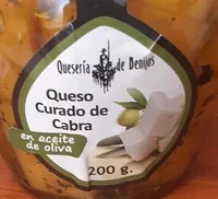 Queso de cabra curado en aceite de oliva