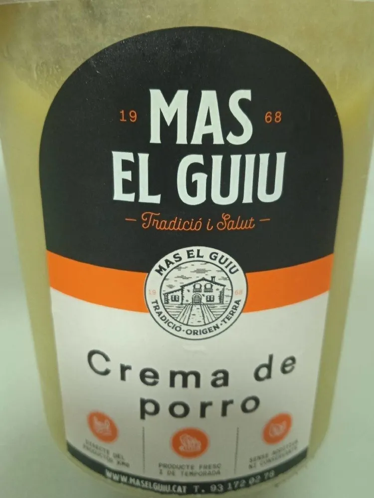 Crema de porro
