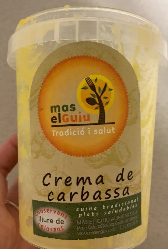 Crema de carbassa