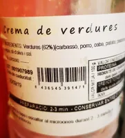 Crema de verduras