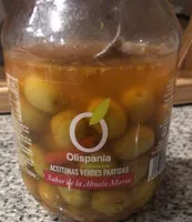 Aceitunas verdes partidas