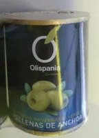 Aceitunas Olispania rellenas de anchoa