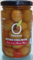 Aceitunas verdes partidas