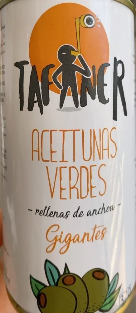 Aceitunas verdes rellenas de anchoa