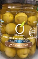 Aceitunas verdes con hueso