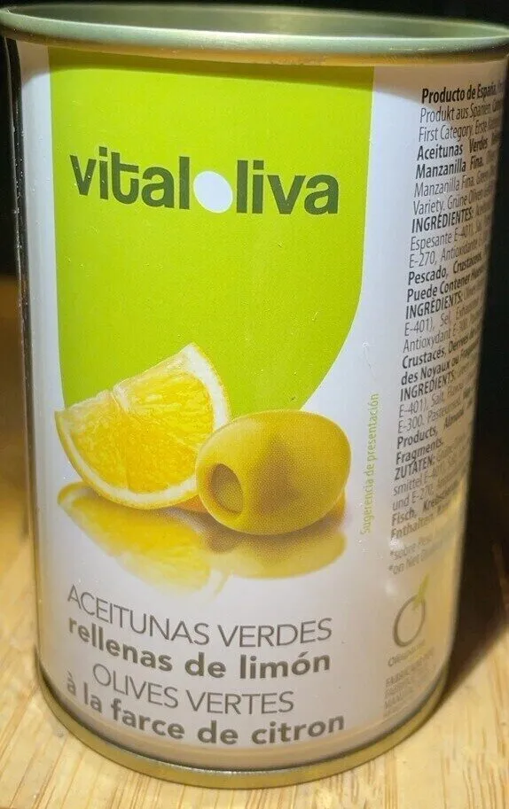 Olives vertes à la farce de citron