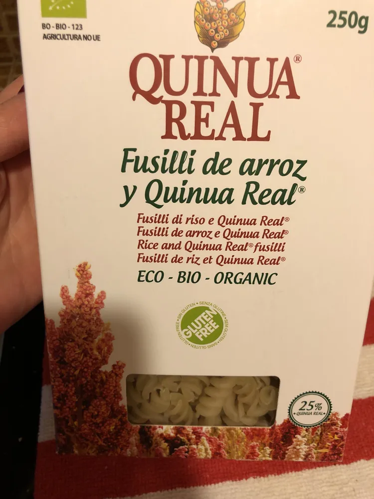 FUSILLI DE RIZ ET QUINUA REAL SANS GLUTEN