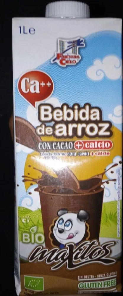 Bebida de arroz con cacao+calcio