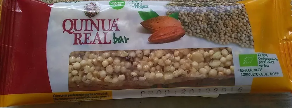 Bulk Deal 20 X Sunita Quinua Real Almonds Bar 25G