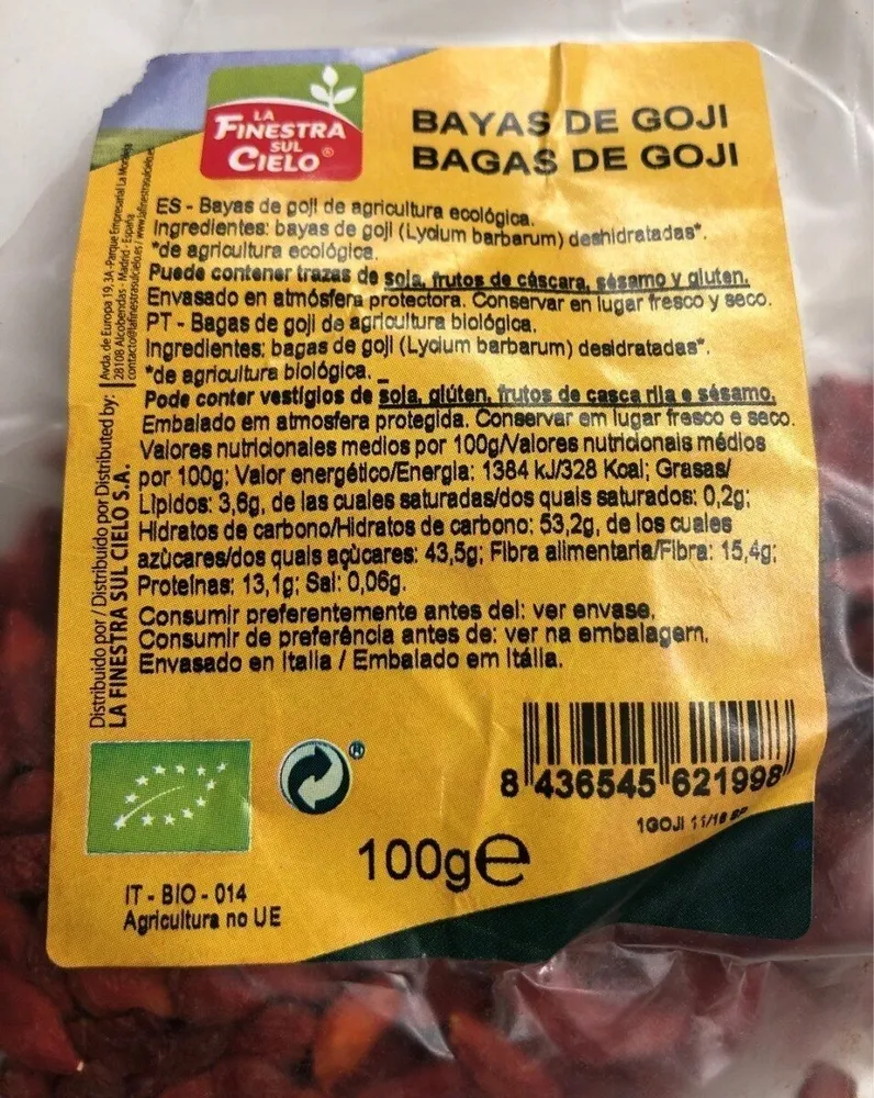 Bayas de Goji