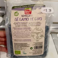Semillas sésamo negro