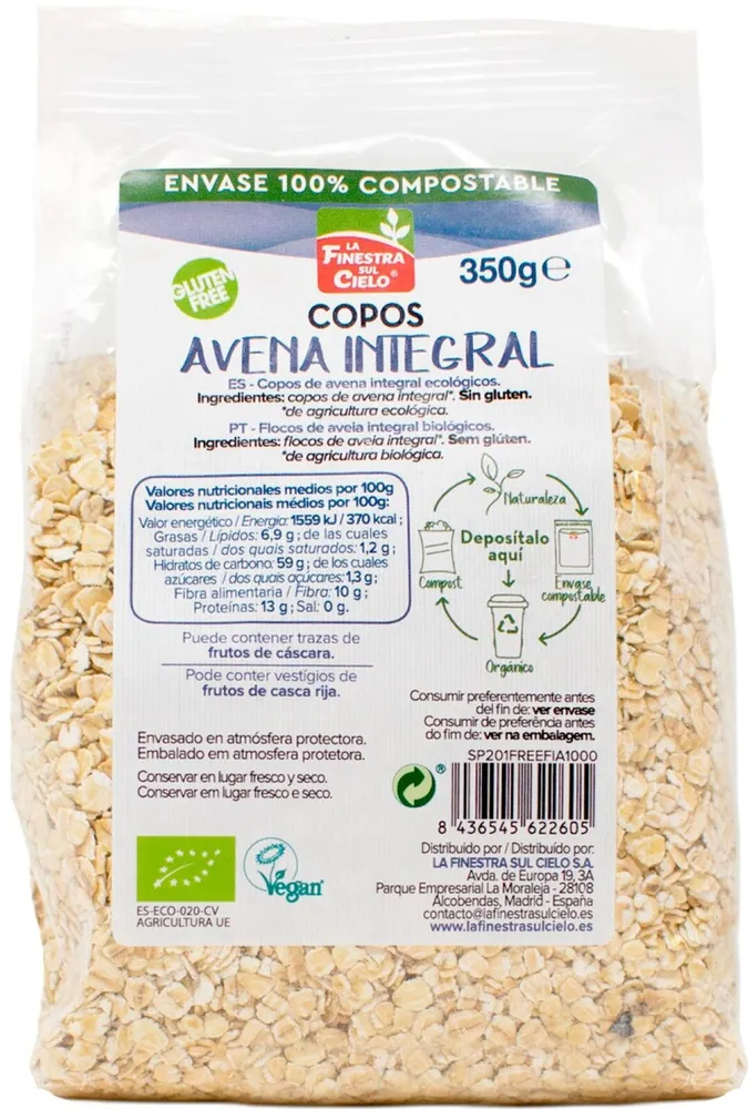 Copos avena