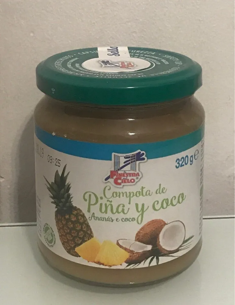 Compota de piña y coco