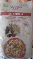 Granola semillas y pasas