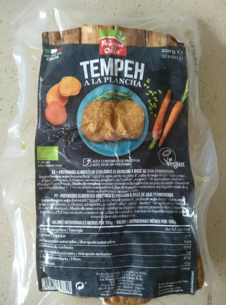 Tempeh a la Plancha