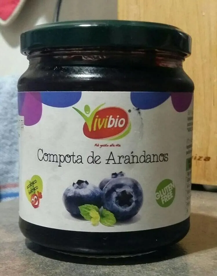 Compota de arandanos
