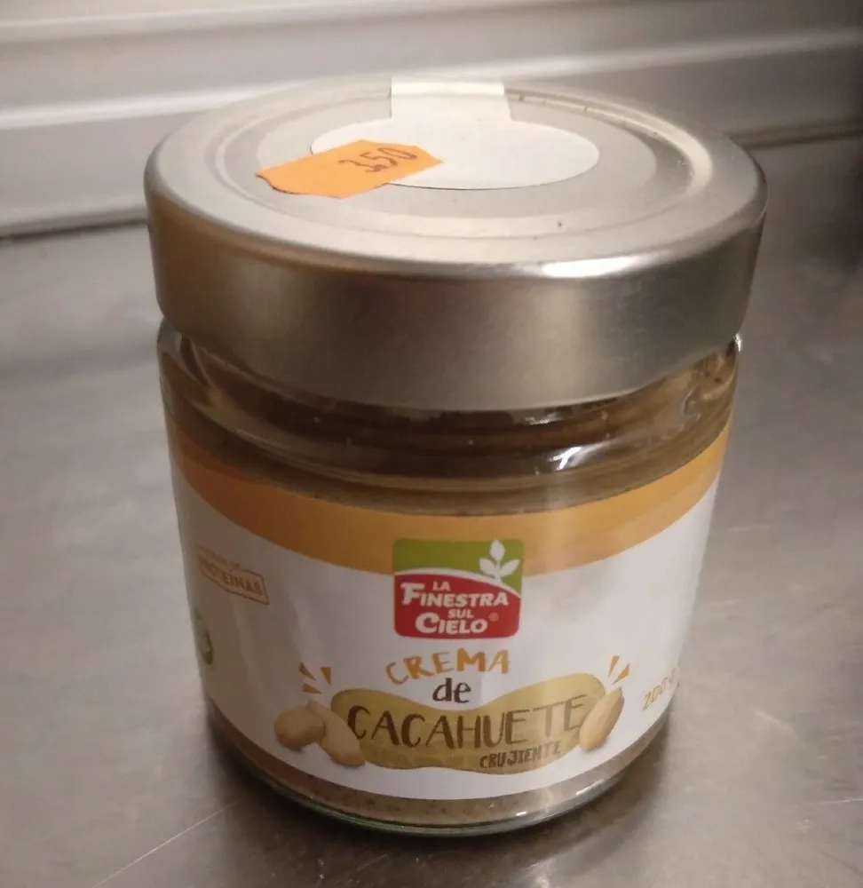 Crema de cacahuete crujiente