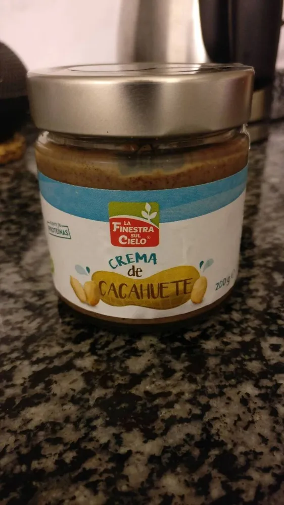 Crema de cacahuate