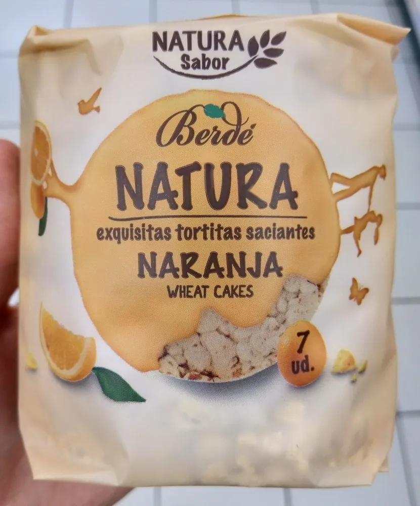 Tortitas saciantes naranja
