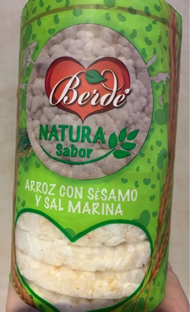 tortitas de arroz con sesamo y sal marina