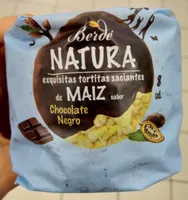 Tortitas de mais chocolate negro