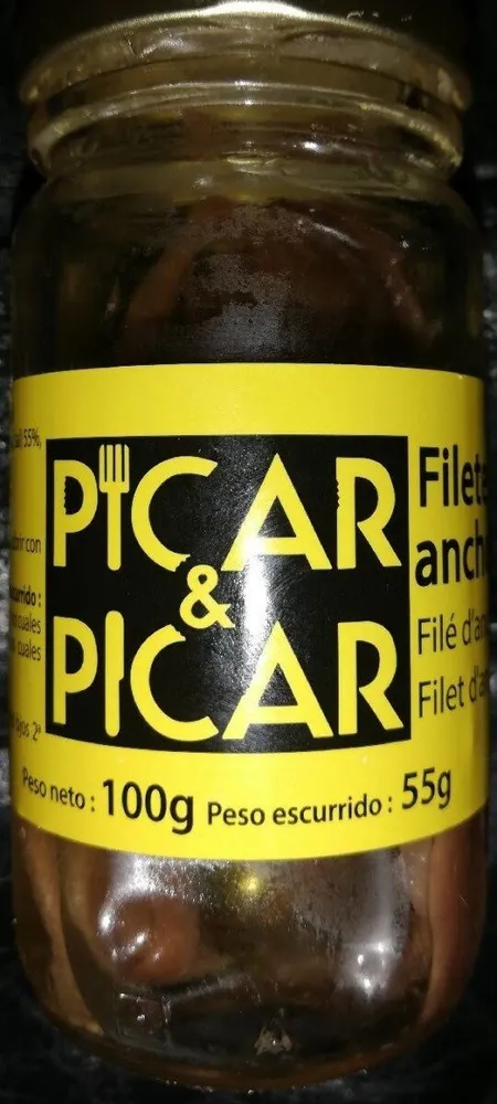 Filete de anchoa en aceite de girasol