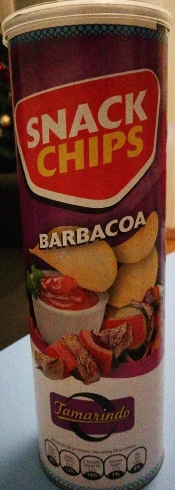 Snack chip barbacoa