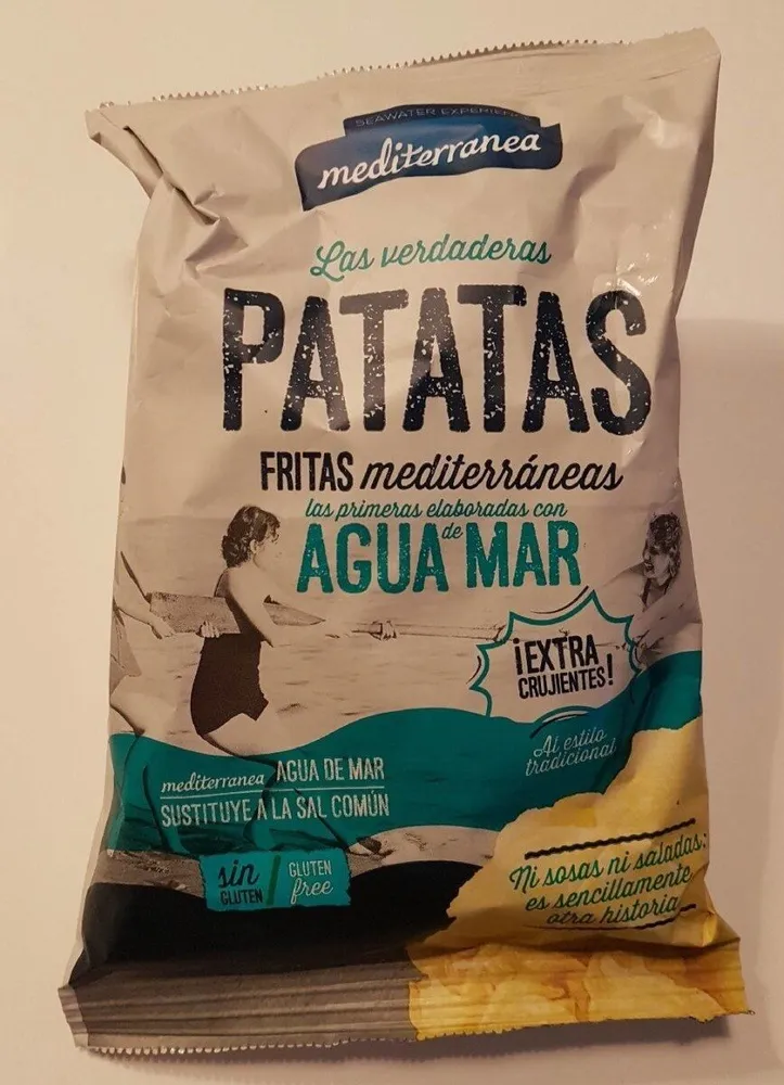 Patatas fritas agua de mar