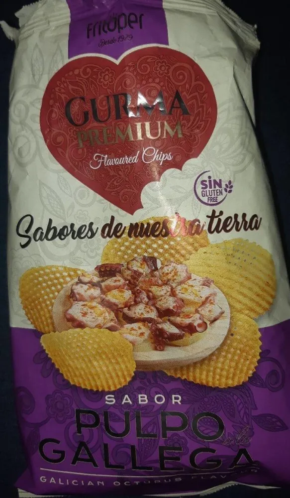 Chips sabor pulpo a la gallega