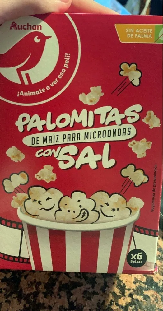 Palomitas con sal