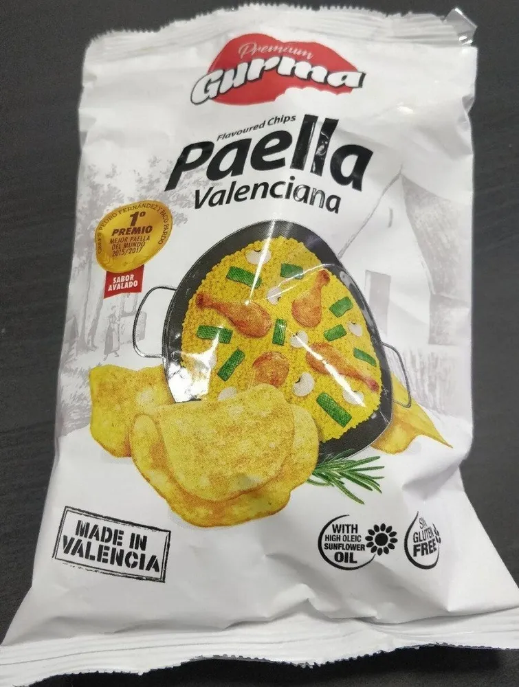 Flavoured chips Paella Valenciana