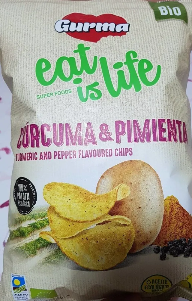 Papas Gurma con cúrcuma y pimienta