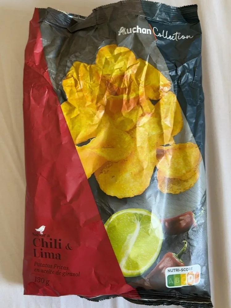 Patatas fritas sabor chili y lima