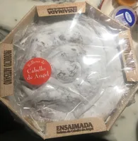 Ensaimada rellena de cabello de ángel