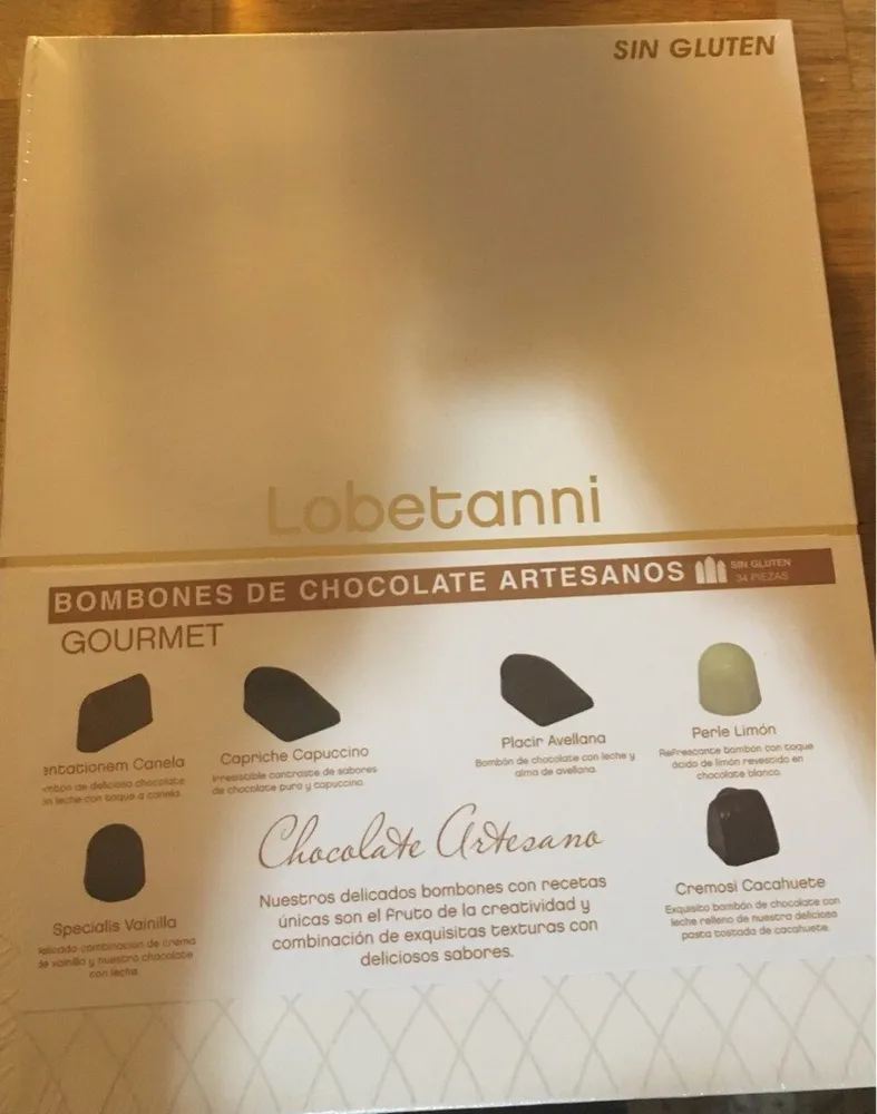 chocolate lobetanni  sin gluten