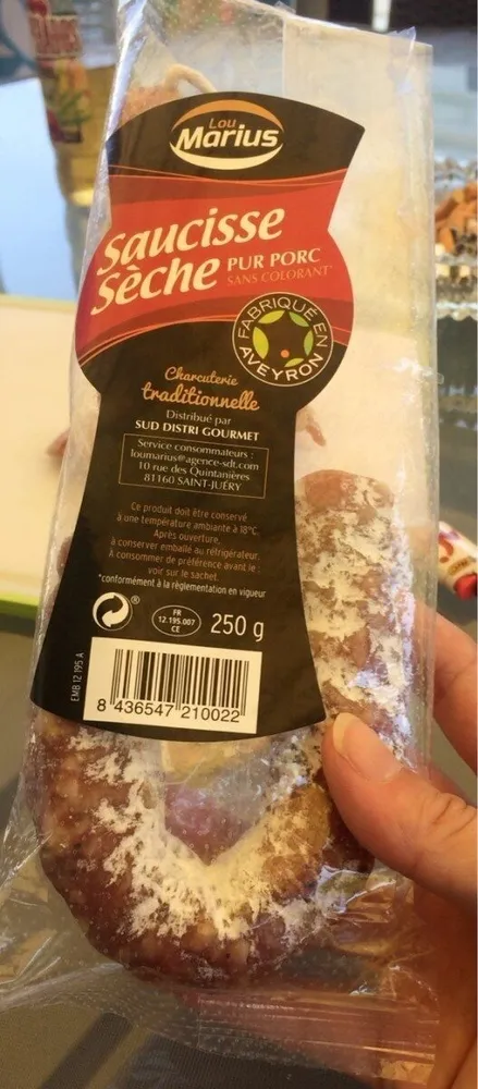 Saucisse sèche pur porc