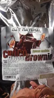 Choco flavour brownie avena molida