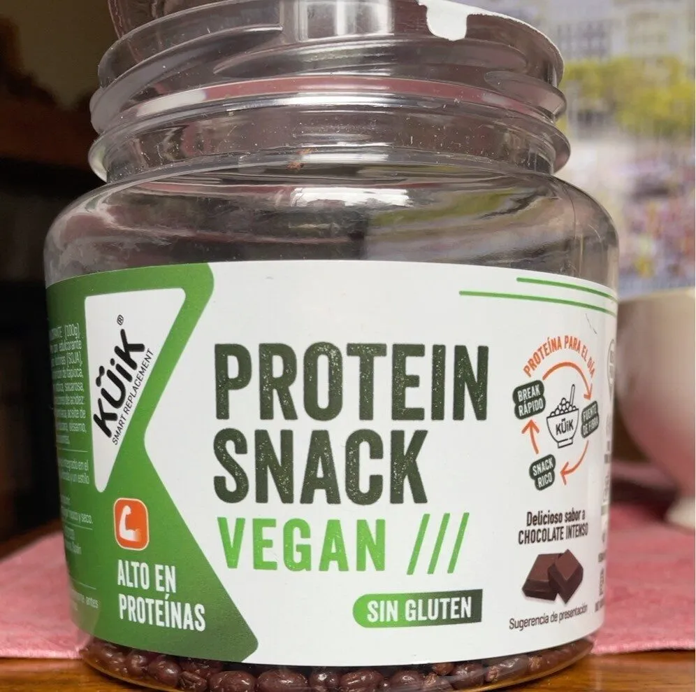 Snack con chocolate alto en proteina