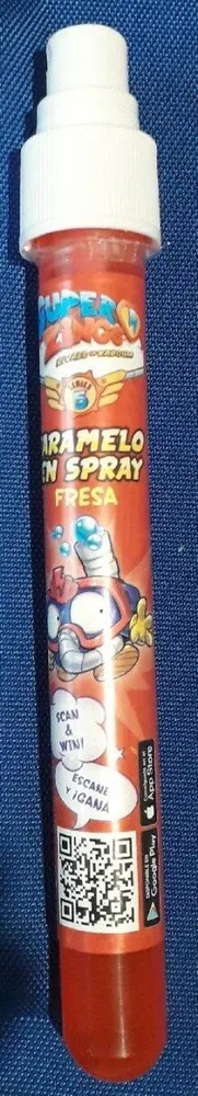 Caramelo en spray Fresa