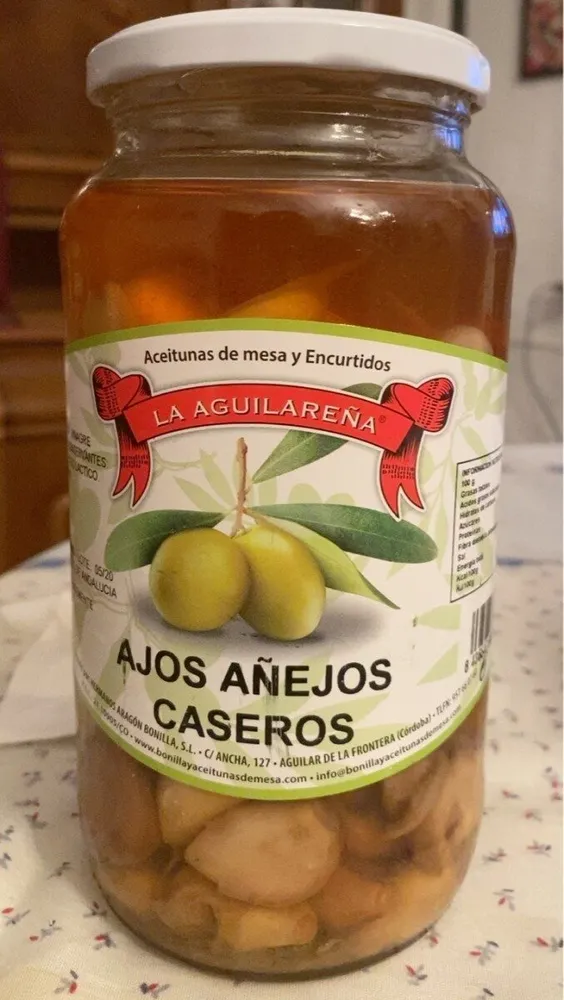 Ajos añejos caseros